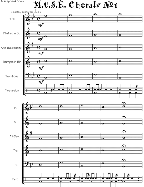 MUSE Chorale #1